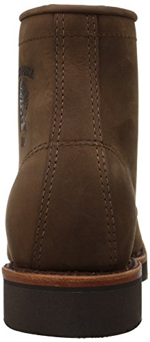 Chippewa Men's 20065 6" Rugged Handcrafted Lace-Up Boot,Chocolate Apache,6 2E US