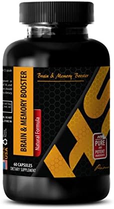 Memory enhancer supplements for adults - BRAIN AND MEMORY BOOSTER (Natural Formula) - Ginkgo biloba leaf extract - 1 Bottle 60 Capsules