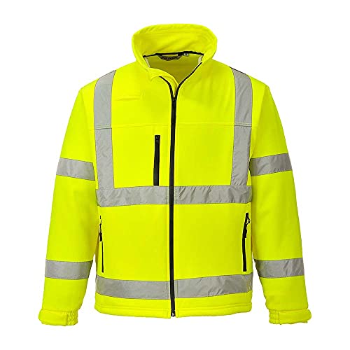 Portwest Klassische Hi-Vis Softshell-Jacke (3L), Größe: XXXL, Farbe: Gelb, S424YERXXXL