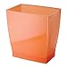 iDesign Bathroom Trash Can - Ideal for Primary and Guest Bathroom or Office - Orange - Made in USA