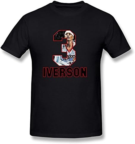 LLangla Men's Allen Iverson #3 T Shirt L