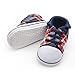 Voberry® Prewalker Infant Sweet Canvas Sneaker Anti-skid Soft Shoes Trainer (0~6 Month, Blue)