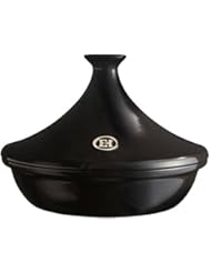 Emile Henry Made In France Flame Tagine, 2.1 quart, Charcoal
