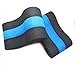 AZSPORT One Piece Pull Buoy Training Aid, Perfect Swimming Tool to Improve Balance and Water Resistance, Black and Blue