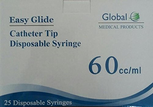 Global Syringe Sterile Catheter Tip No Needle, 60 cc