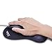 Antner Mouse Pad with Gel Wrist Pad Anti-skid Mat,Black