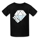 Kid's TheDiamondMinecart TDM Logo T-shirts Black