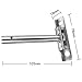 4 Inch Floating Shelf Bracket(8 pcs)-Shelves Hidden Invisible Brackets-Blind Concealed Support Hardware