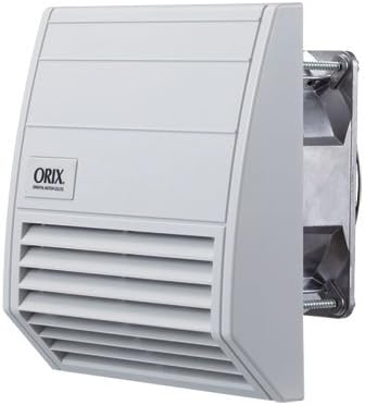 ORIX Single-Phase 115 VAC, 0.15 A, Enclosure Fan - Axial Flow Fan w/ Dust and Water Resistant (IP55), 6.18 in. (W) X 6.69 in. (H) [157 mm (W) X 170 mm (H)], Exhaust Type