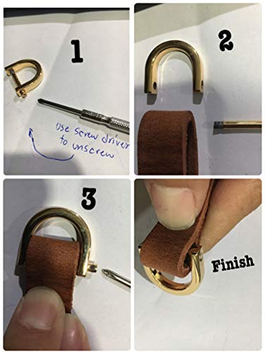 5 CRAFTMEmore+D+Rings+Horseshoe+Keychain+Accessories