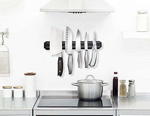 Knife Holder,Magnetic Knife Strip with Multipurpose Use as Knife Holder,Knife Rack,Knife Strip,Kitchen Utensil Holder,Tool Holder,Art Supply Organizer & Home Organizer