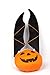 Crusar Halloween Festive Vehicle Costume with Pumpkin and Black Bat Wings