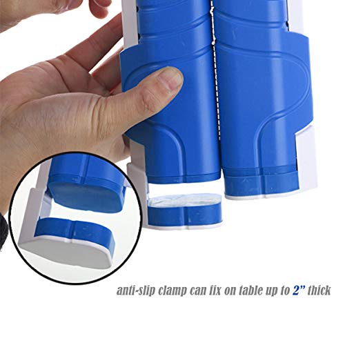 image for Luniquz Retractable Table Tennis Net and Post 70