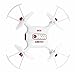 ZANTEC Syma X20 10 Inch Mini Remote Control 55yd RC Helicopter Best Pocket Drone Quadcopter White