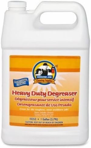Genuine Joe GJO10353 Super-Concentrated Surface Cleaner/Degreaser, 1 gallon Bottle, White (Case of 2)