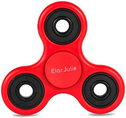 Elar julie Fidget Spinner Toy,Tri-Spinner Fidget Toy is A Good Time killer, Perfect to relieve ADHD Anxiety. Help to Reduce Stress and Make you focusing. (RED)