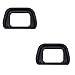 (2-Pack) JJC Eyepiece/Eyecup / Eye Cup Viewfinder for Sony Alpha A6300/A6000/NEX-6/NEX-7 Cameras and FDA-EV2S Electronic viewfinder, Replaces Sony FDA-EP10 Eyepiece primary