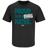 Philadelphia Eagles Fans. Proud to Be a Cowboys Hater Black T-Shirt (S-5X)