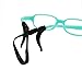 EnzoDate 3 Sets Pack Kids Glasses Silicone Cord Ear Grips Children Eyeglasses Temple Locks with Head Band Strap Retainer (black)