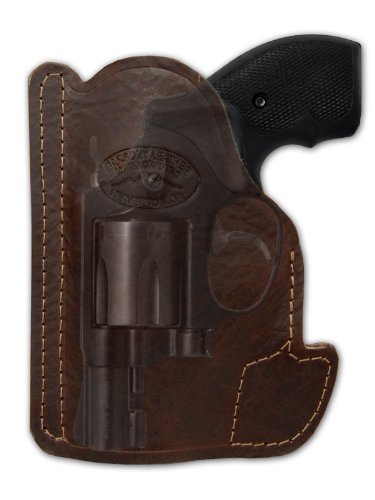 New Barsony Brown Leather Pocket Holster for 2