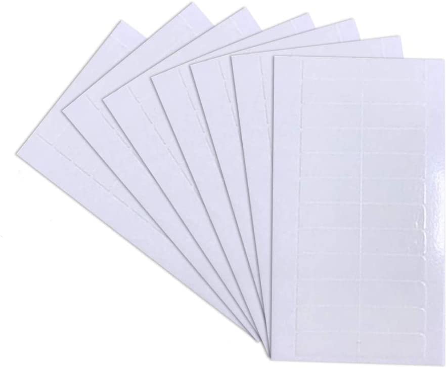 EBANKU 180 Pcs Hair Extension Tape Tabs, Double Sided Hair Extension Tape Tabs Replacement Tape for Tape in Hair Extensions Lace Wig Hairpiece Toupee Hair Weft (White)