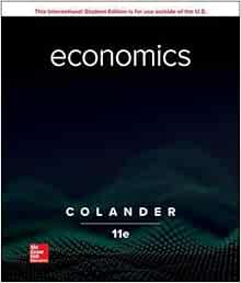 Economics Colander David 9781260566086 Books Economics Colander David 9781260566086 Books