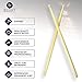 Scout Products 5A Drumsticks, 8 Pairs, Maple