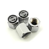 iDoood Metal Tire Stem Valve Caps for Nissan