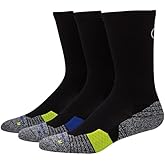 Champion Men's Socks, Performance Sport Running Socks, Crew, Ankle, and No Show, 6-Pack