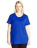 Just My Size Women's Plus-Size Short Sleeve Crew Neck Tee (3X, Blue Blaze)