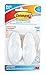 Command Medium Bath Hooks, Holds up to 3 lb, 2 Shower Hooks with 2 Command Strips, Damage Free Bathroom Organization for Robes, Towels, or Loofahs