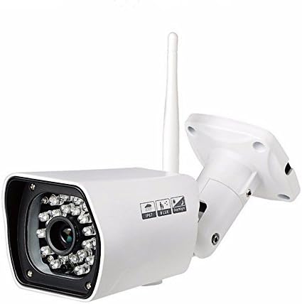 Aisino 1080P Outdoor WiFi Security Bullet IP Camera Waterproof Surveillance Video Camera Moritoring System with 8GB SD Card, Remote View, Motion Detection, Night Vision (1080P)
