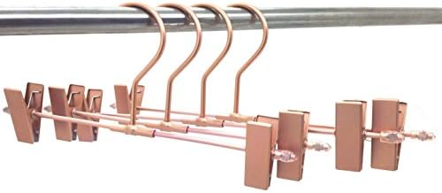 40PS/LOT Koobay 10" Children's Copper Gold Finishing Aluminium Clothes Hangers Skirts Trousers Hanger ( BOTTOM GOLD)