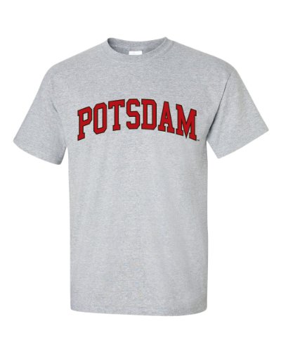 NCAA SUNY Potsdam Bears Men's T-Shirt, X-Large, Gray