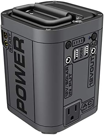 OBOR Multifunctional Car Jump Starter - 26800mAh Portable Energy Storage Power with Dual USB Charging Ports, Battery Booster Pack and LED Flash Light for Outdoor, Traveling, Emergencies (White)