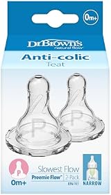 Dr Brown's Options Preemie Teats 2 Pack for Narrow Neck Bottles view 2