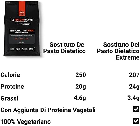 Protein Works | Diet Meal 360 - Platinum, Panna e Fragole, 2kg