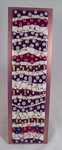 Purple and Red !! - Fused Glass Art #WL76