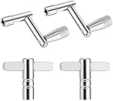 Drum Keys 4 Pack 2 Drum Tuning Key & 2 Continuous