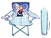 Jakks Pacific Frozen Camp Chair for Kids, Portable Camping Fold N Go Chair with Carry Bag, Frozen Sparkle Like Magic (47939)