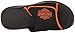 Harley-Davidson Men's Reyes Athletic Sandal, Black/Orange, 11 M US