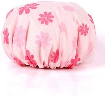 WJL Top grade Korean version Double fabric Increase WOMEN Adult Waterproof Shower cap Shampoo caps Cook cap