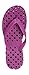 Chazzi Womens Cheese Style Thong Beach Sandal Flipflops in 4 Neon Bright Colors Purple 8