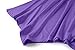 LARACE Women Plus Size 3/4 Sleeve Tunic Tops Loose Basic Shirt (2X, Violet)