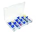 Flambeau 4006 Tuff Tainer See-Through Storage Box, 6 Fixed Compartments, 10 Zerust Dividers