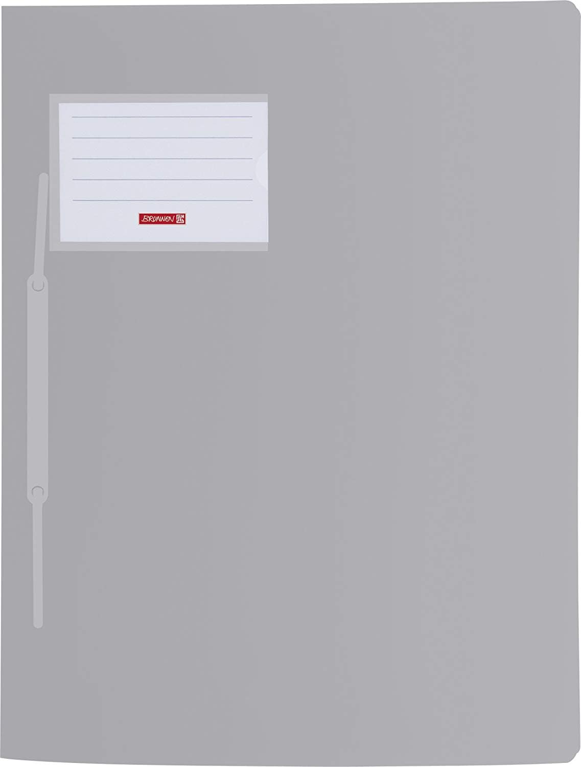 Baier & Schneider Fact File Folder Colour Code – Plastic 240 x 313 mm – Silver