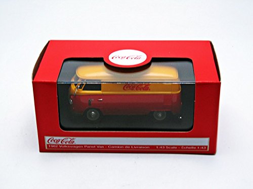 Motor City Classics 1962 Volkswagen Cargo Van (1:43 Scale), Red/Yellow