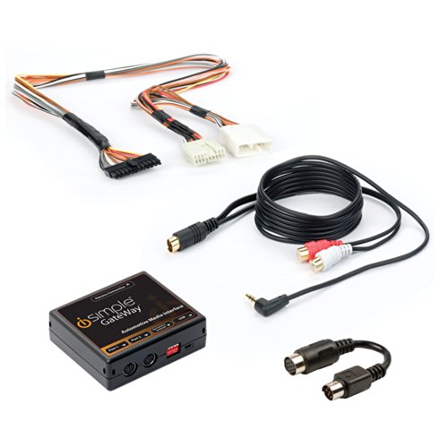 iSimple Satellite Radio Upgrade Kit with Auxiliary Audio Input for Select Honda/Acura Vehicles - Frustration-Free Packaging - Black