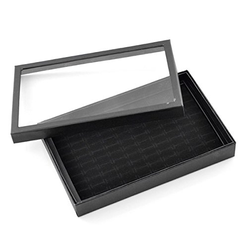 100 slots ring storage ear display box jewelry organize…