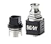 Hellboy Styled RDA Rebuildable Dripping w/ Wide Bore Top Cap - Stainless Steel